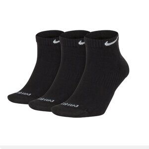 (W 10-13) Nike Everyday Plus No-Show Athletic Socks - Black